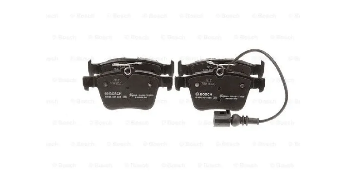 0986494835 - BOSCH - Комплект тормозных колодок, дисковый тормоз