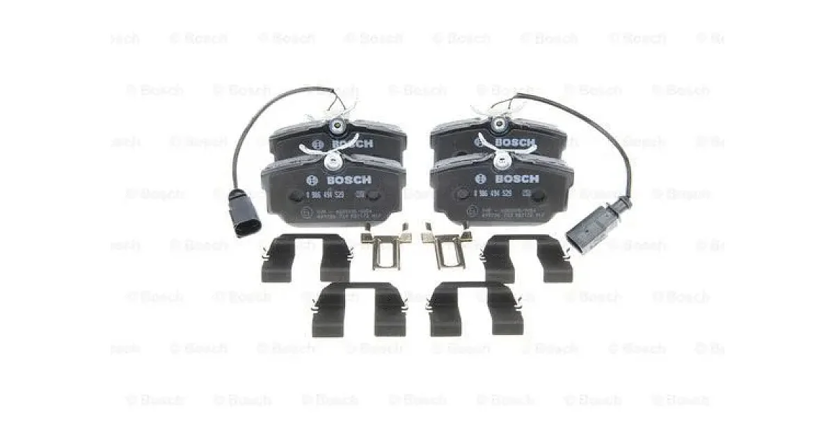 0986494529 - BOSCH - Комплект тормозных колодок, дисковый тормоз