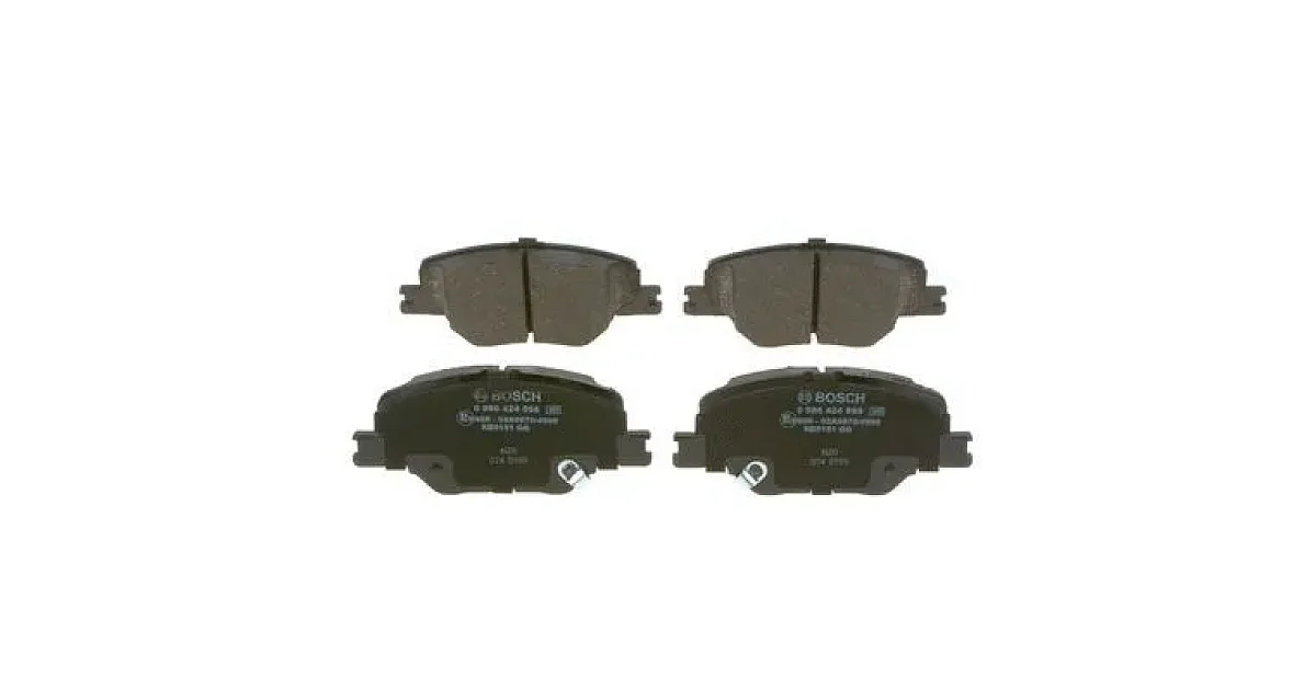 0986424868 - BOSCH - Комплект тормозных колодок, дисковый тормоз