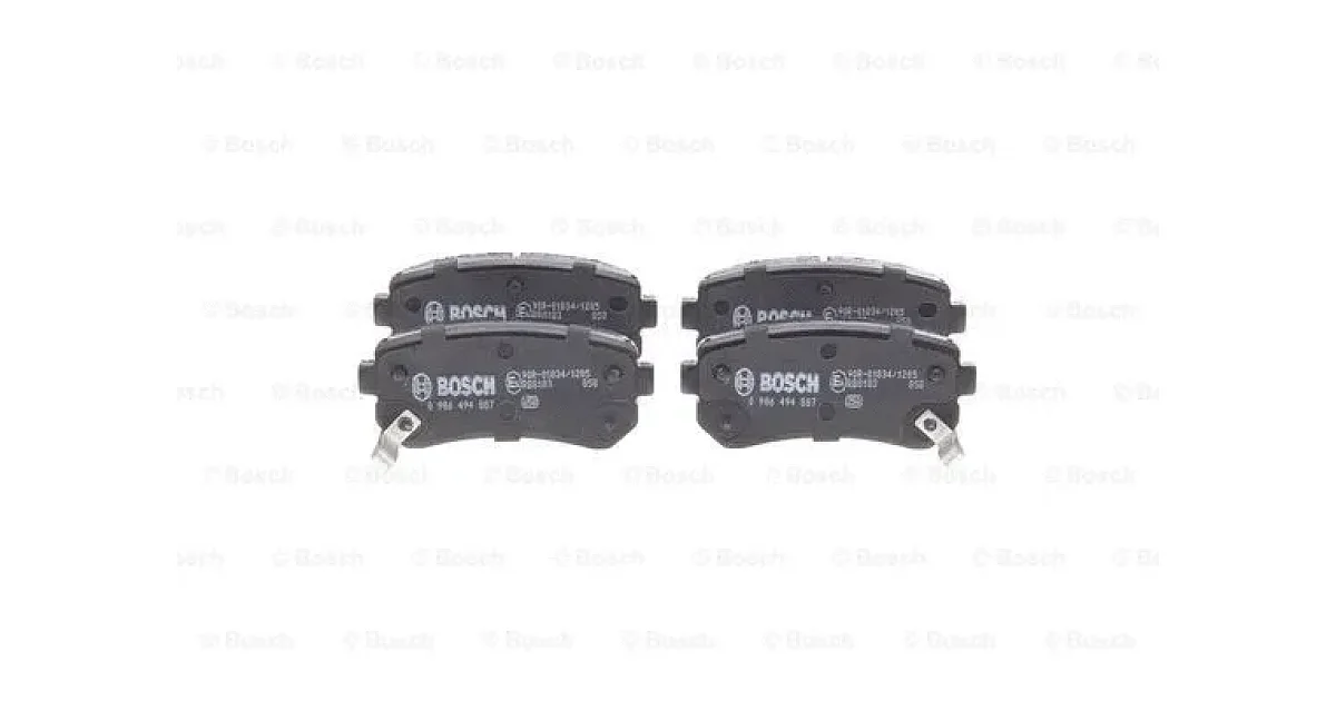 0986494887 - BOSCH - Комплект тормозных колодок, дисковый тормоз