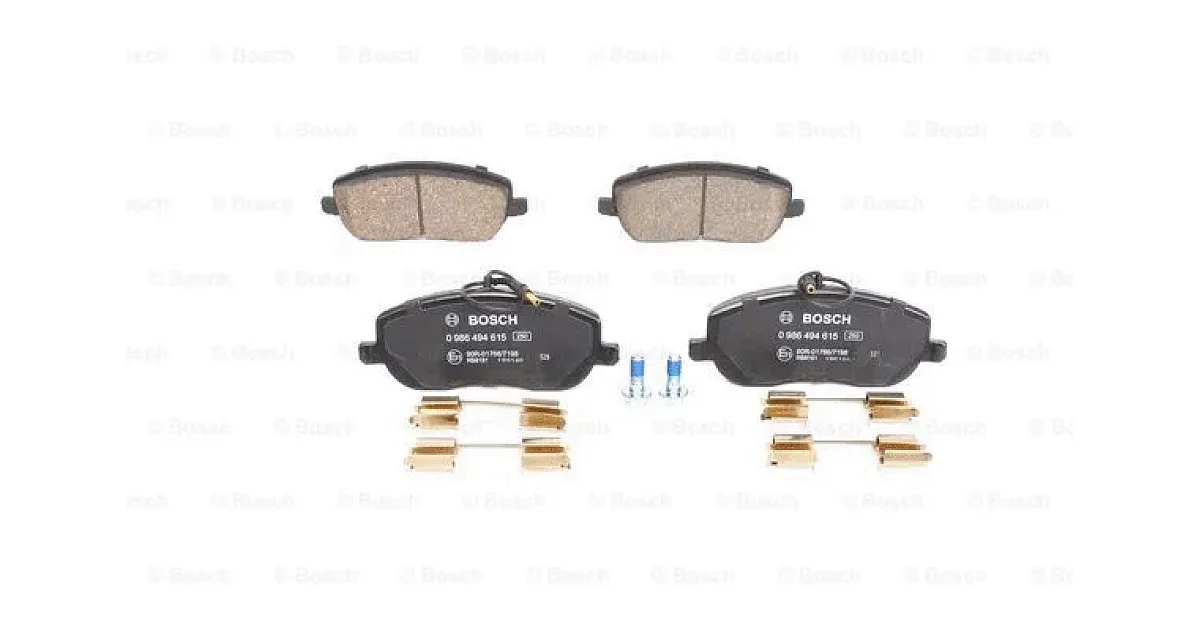 0986494615 - BOSCH - Комплект тормозных колодок, дисковый тормоз