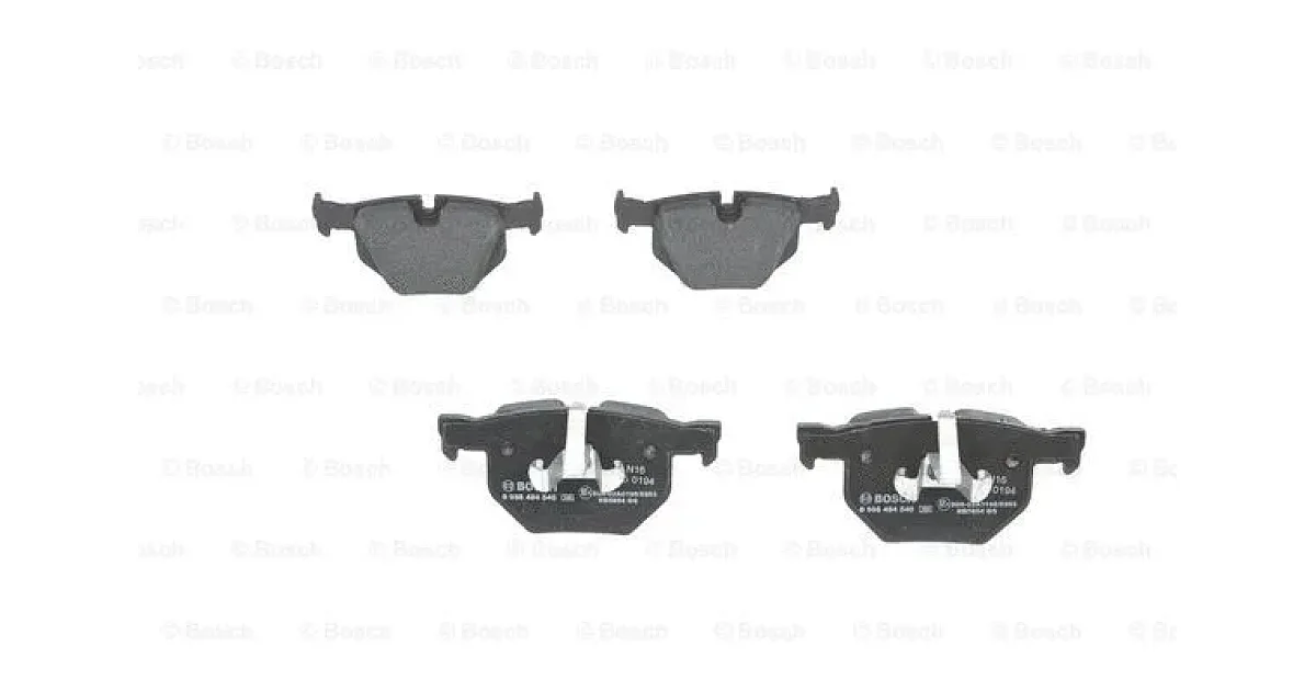 0986494540 - BOSCH - Комплект тормозных колодок, дисковый тормоз