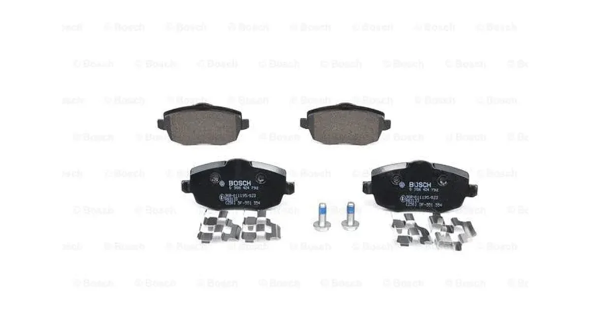 0986424792 - BOSCH - Комплект тормозных колодок, дисковый тормоз