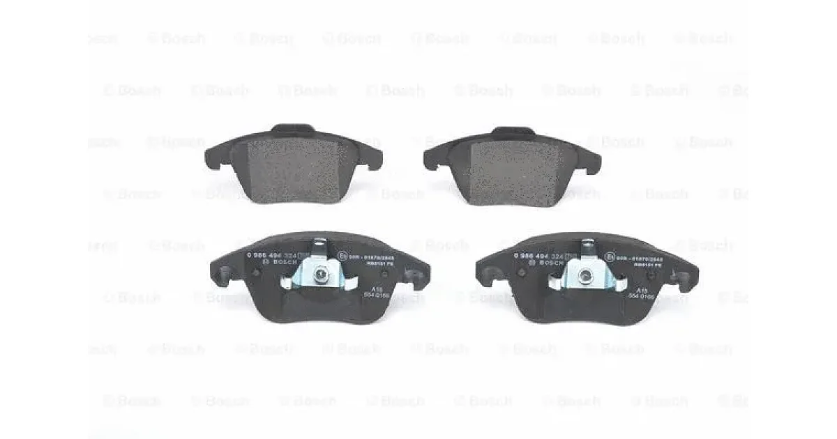 0986494324 - BOSCH - Комплект тормозных колодок, дисковый тормоз