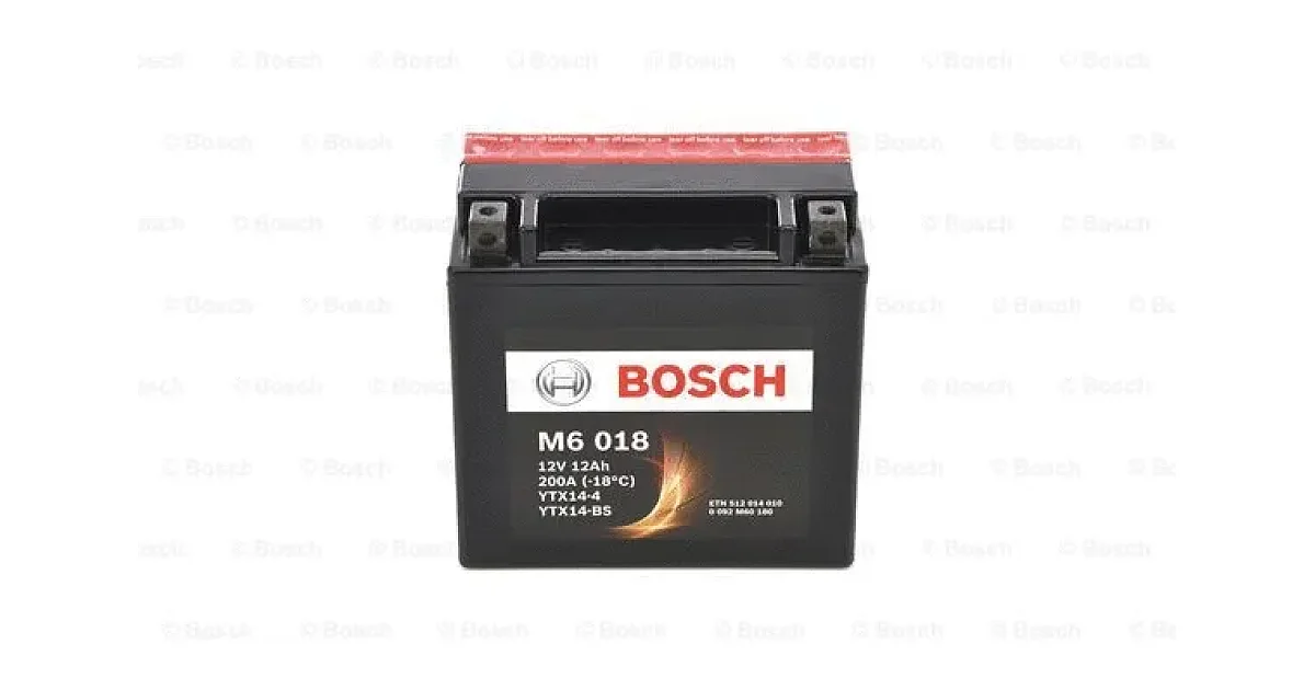 BOSCH - 0092M60180 - Стартерная аккумуляторная батарея
