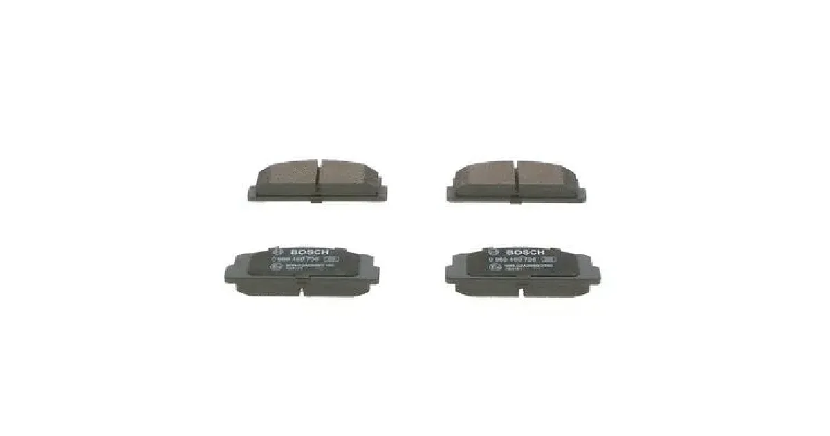 0986460736 - BOSCH - Комплект тормозных колодок, дисковый тормоз