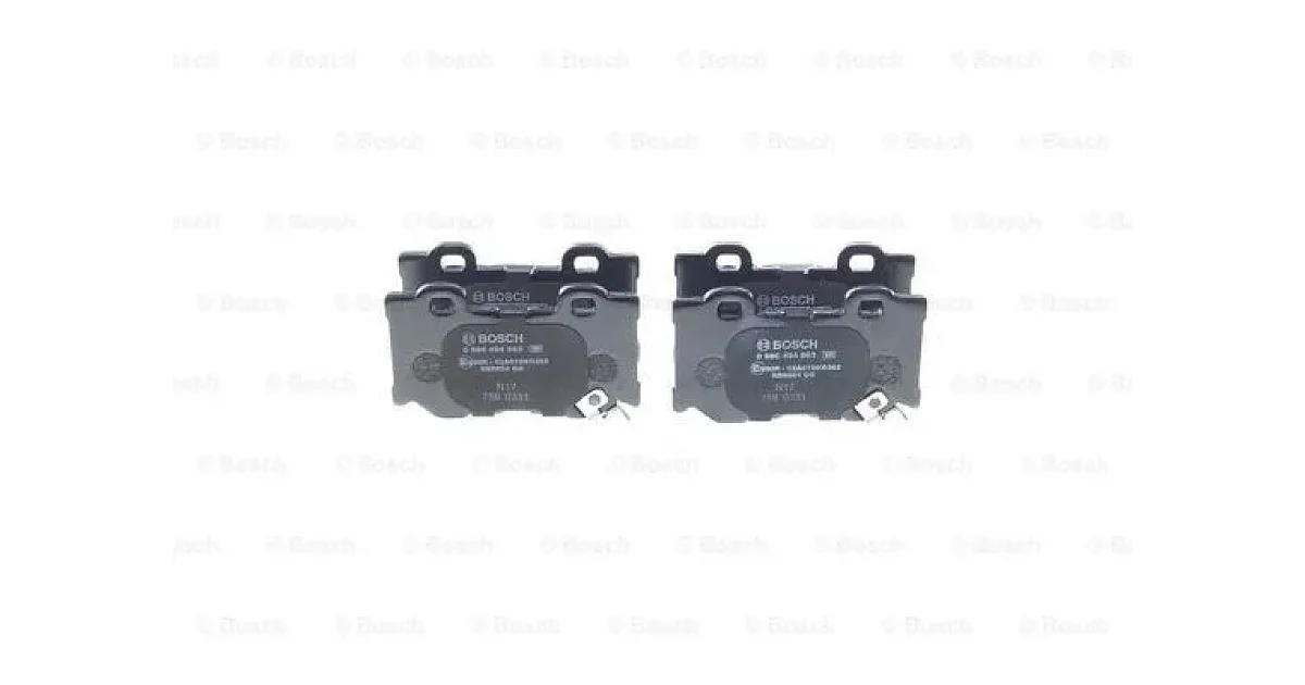 0986494863 - BOSCH - Комплект тормозных колодок, дисковый тормоз