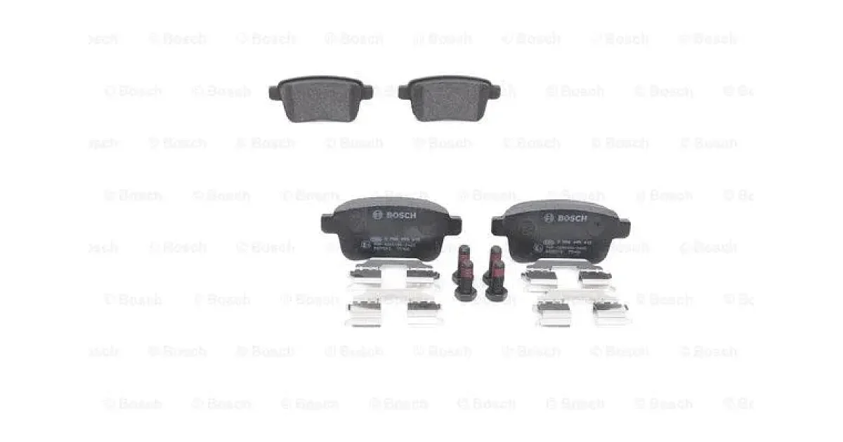 0986495418 - BOSCH - Комплект тормозных колодок, дисковый тормоз