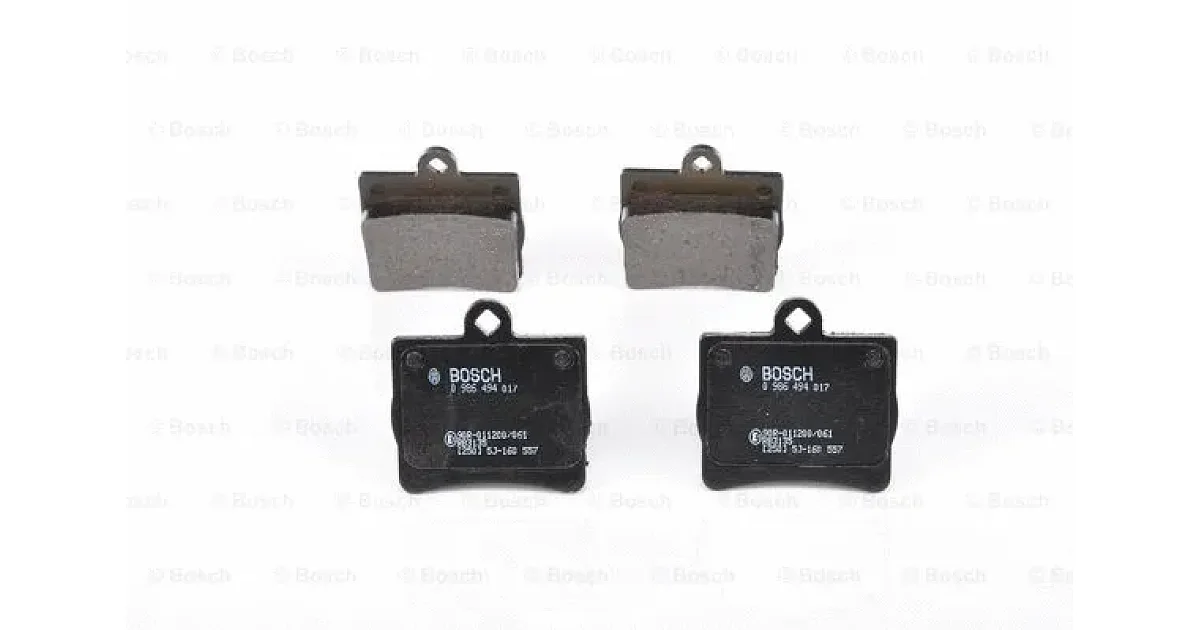 0986494017 - BOSCH - Комплект тормозных колодок, дисковый тормоз