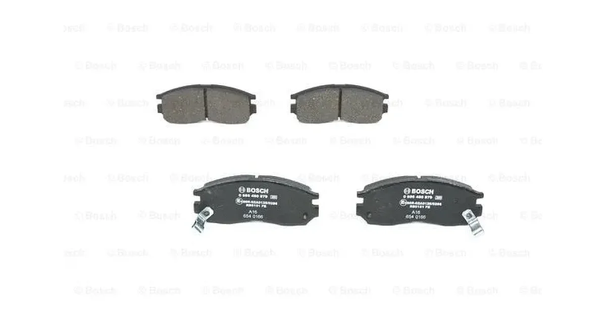 0986460979 - BOSCH - Комплект тормозных колодок, дисковый тормоз