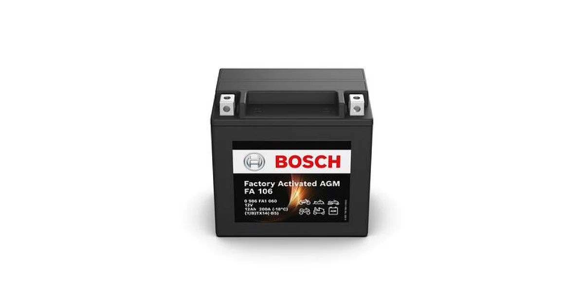 0986FA1060 - BOSCH - Стартерная аккумуляторная батарея