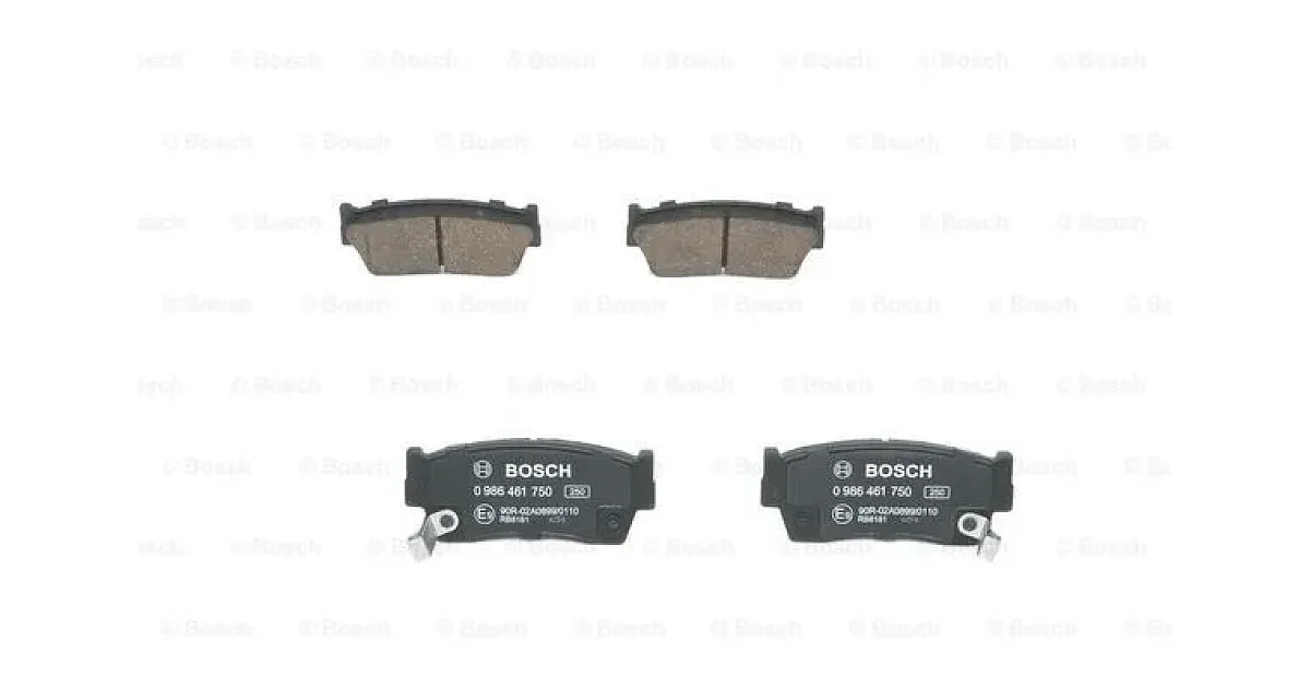 0986461750 - BOSCH - Комплект тормозных колодок, дисковый тормоз