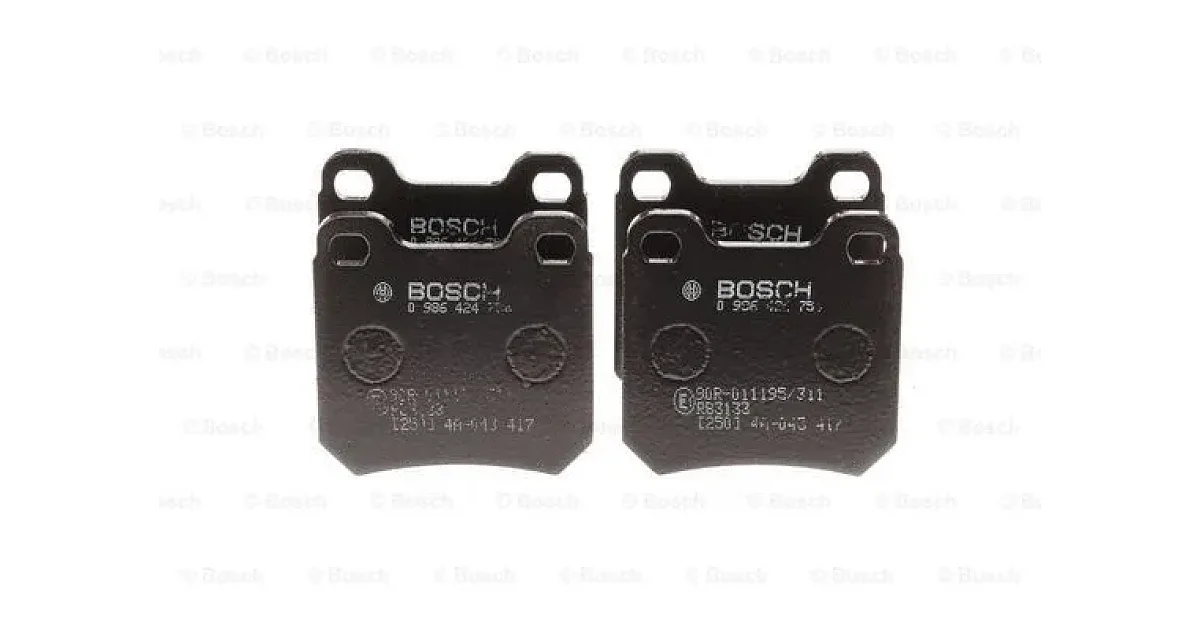 0986424754 - BOSCH - Комплект тормозных колодок, дисковый тормоз