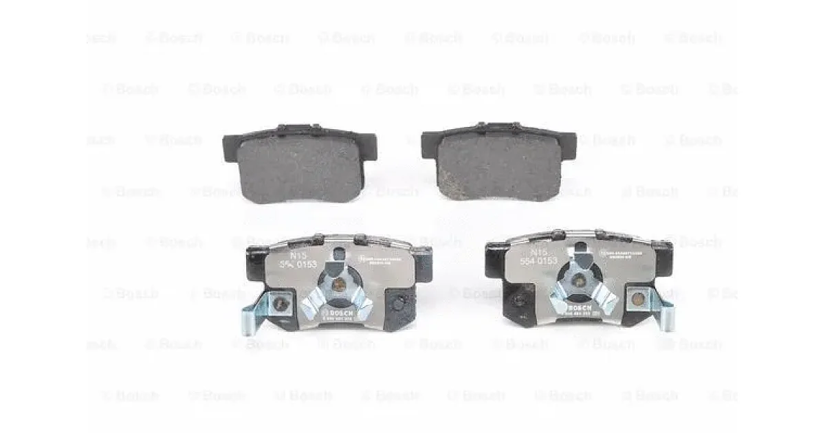 0986494233 - BOSCH - Комплект тормозных колодок, дисковый тормоз