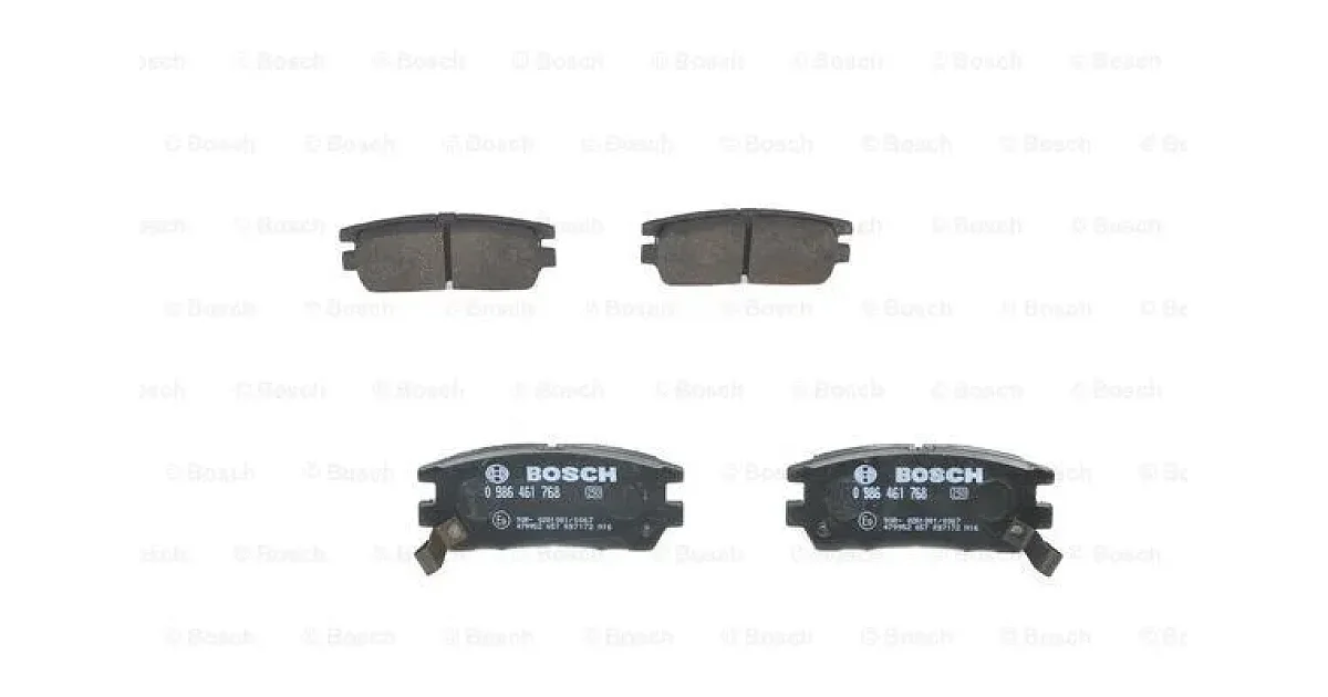 0986461768 - BOSCH - Комплект тормозных колодок, дисковый тормоз