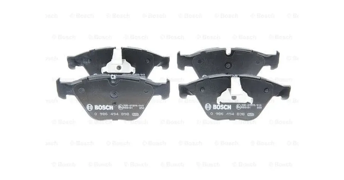 0986494898 - BOSCH - Комплект тормозных колодок, дисковый тормоз
