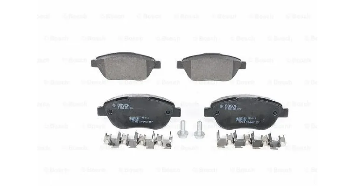 0986494074 - BOSCH - Комплект тормозных колодок, дисковый тормоз