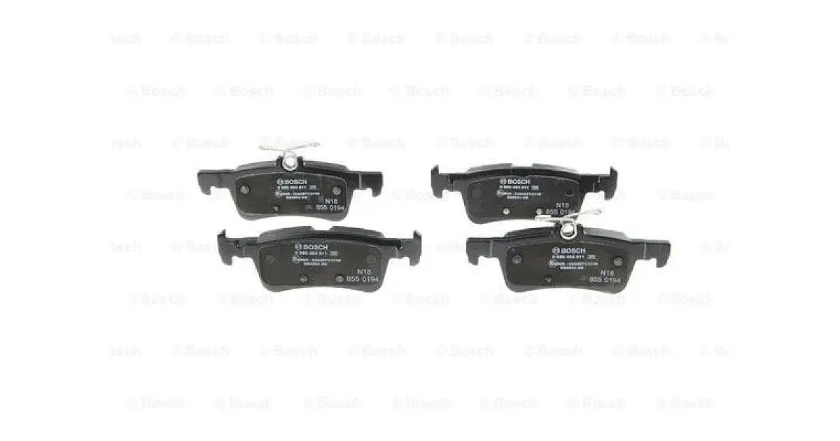 0986494811 - BOSCH - Комплект тормозных колодок, дисковый тормоз