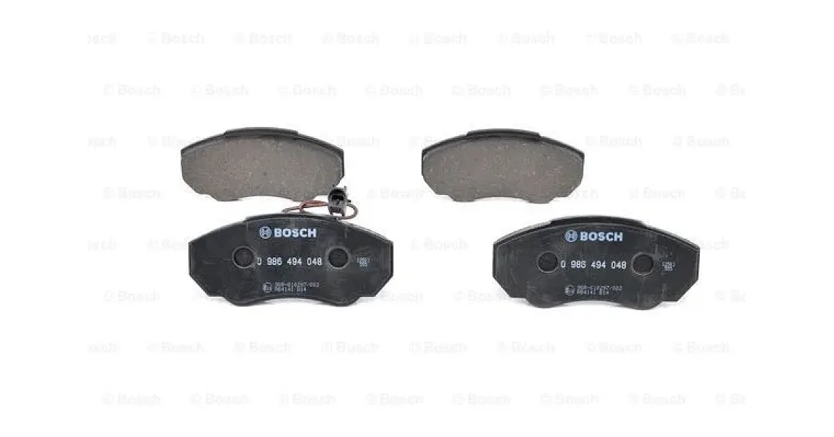 0986494048 - BOSCH - Комплект тормозных колодок, дисковый тормоз