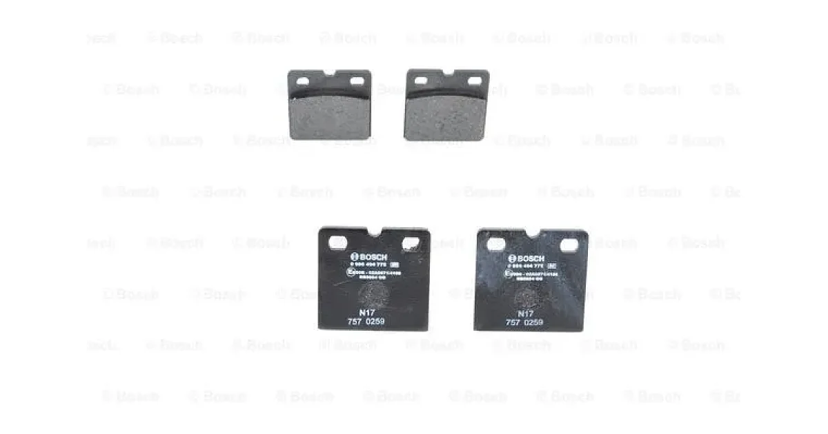 0986494775 - BOSCH - Комплект тормозных колодок, дисковый тормоз