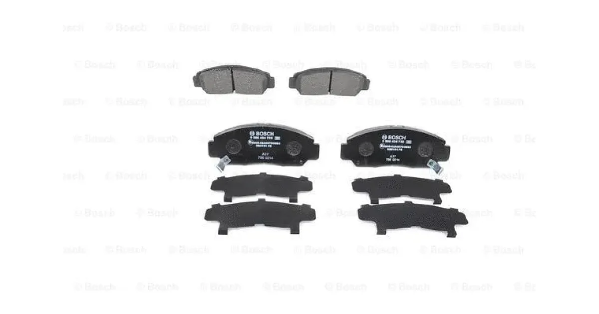 0986424722 - BOSCH - Комплект тормозных колодок, дисковый тормоз