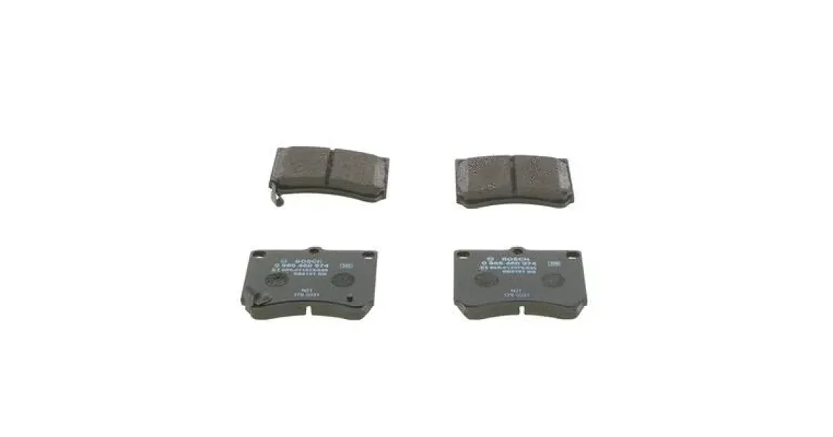 0986460974 - BOSCH - Комплект тормозных колодок, дисковый тормоз
