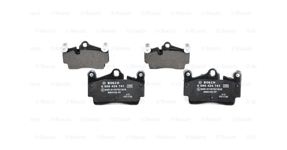 0986424741 - BOSCH - Комплект тормозных колодок, дисковый тормоз