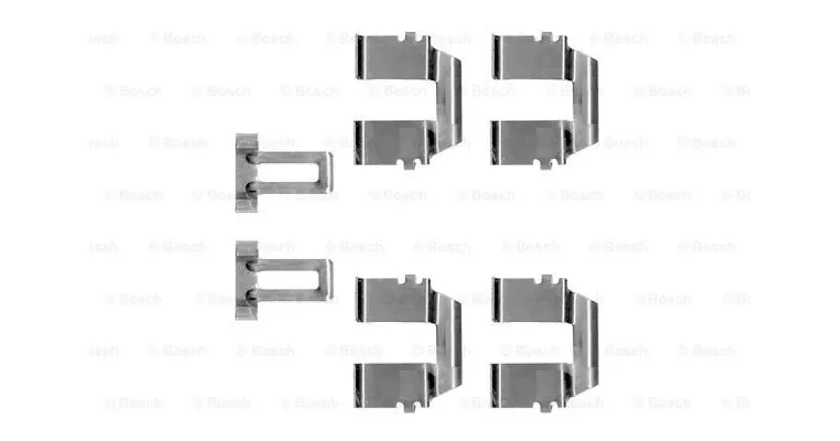 1987474264 - BOSCH - Комплектующие, колодки дискового тормоза