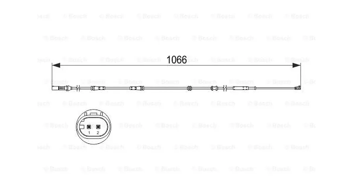 1987473501 - BOSCH - Сигнализатор, износ тормозных колодок
