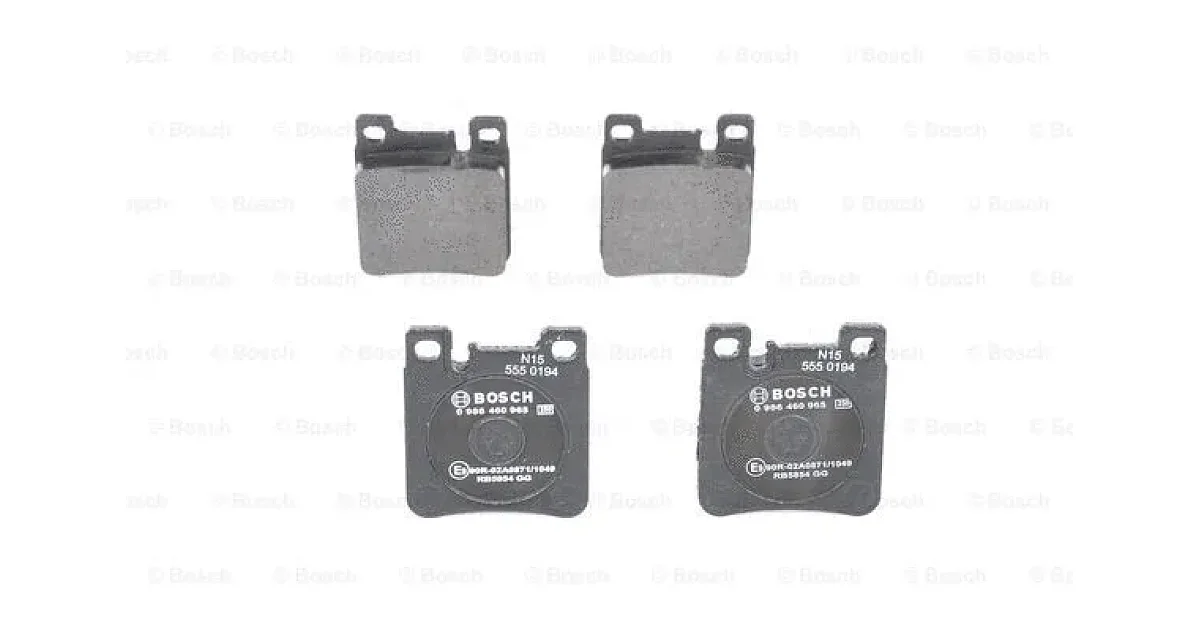 0986460965 - BOSCH - Комплект тормозных колодок, дисковый тормоз