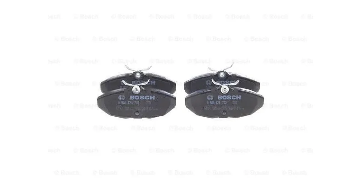 0986424702 - BOSCH - Комплект тормозных колодок, дисковый тормоз