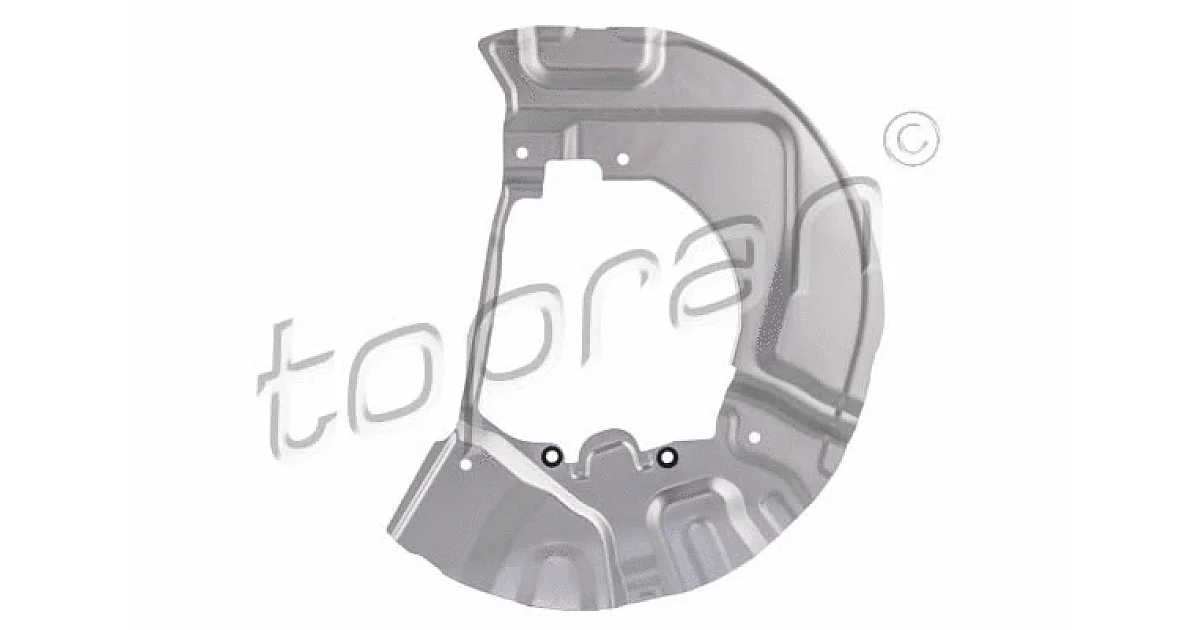 503008 - TOPRAN - Отражатель, диск тормозного механизма