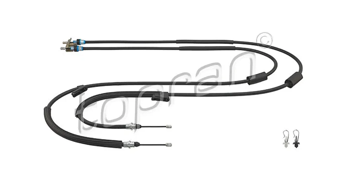 304251 - TOPRAN - Тросик, cтояночный тормоз