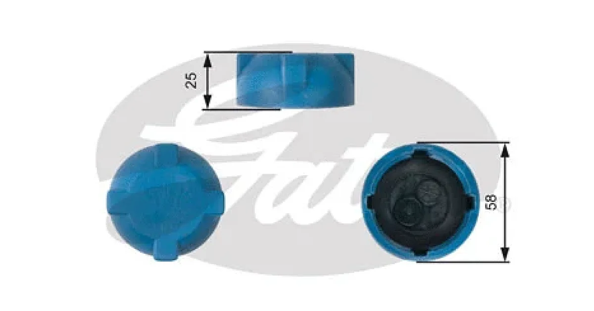 GATES RC203, Крышка, резервуар охлаждающей жидкости