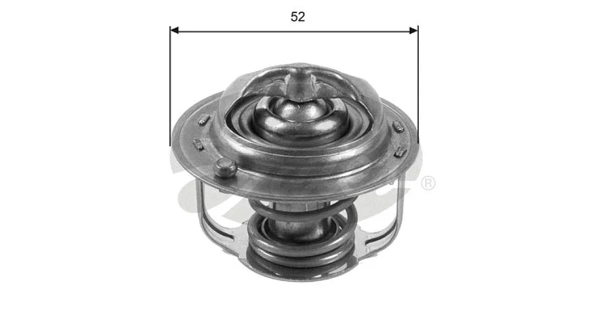 TH35682G1 - GATES - Термостат, охлаждающая жидкость