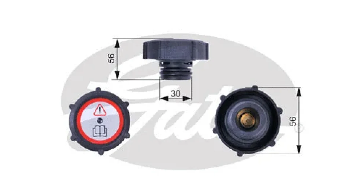 GATES RC243, Крышка, резервуар охлаждающей жидкости