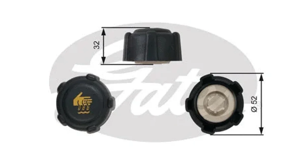 GATES RC223, Крышка, резервуар охлаждающей жидкости