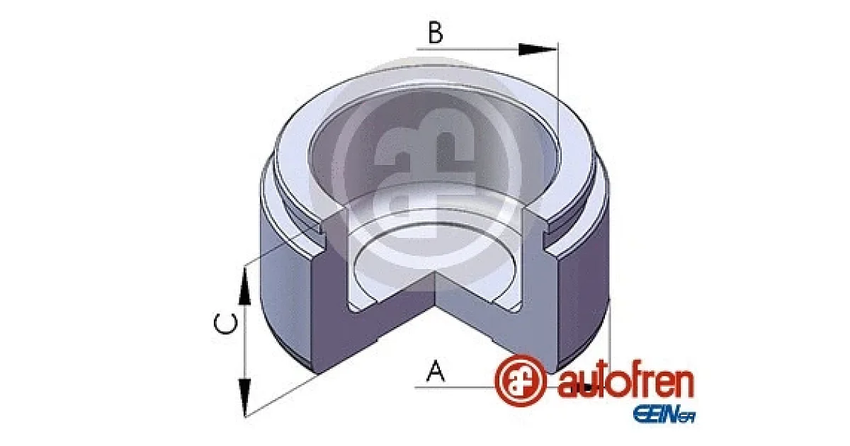 D025489 - AUTOFREN - Поршень, корпус скобы тормоза