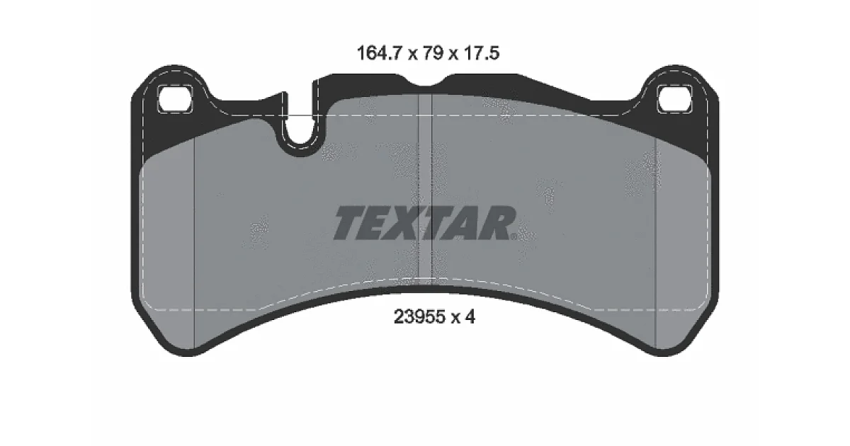 TEXTAR 2395501, Комплект тормозных колодок, дисковый тормоз