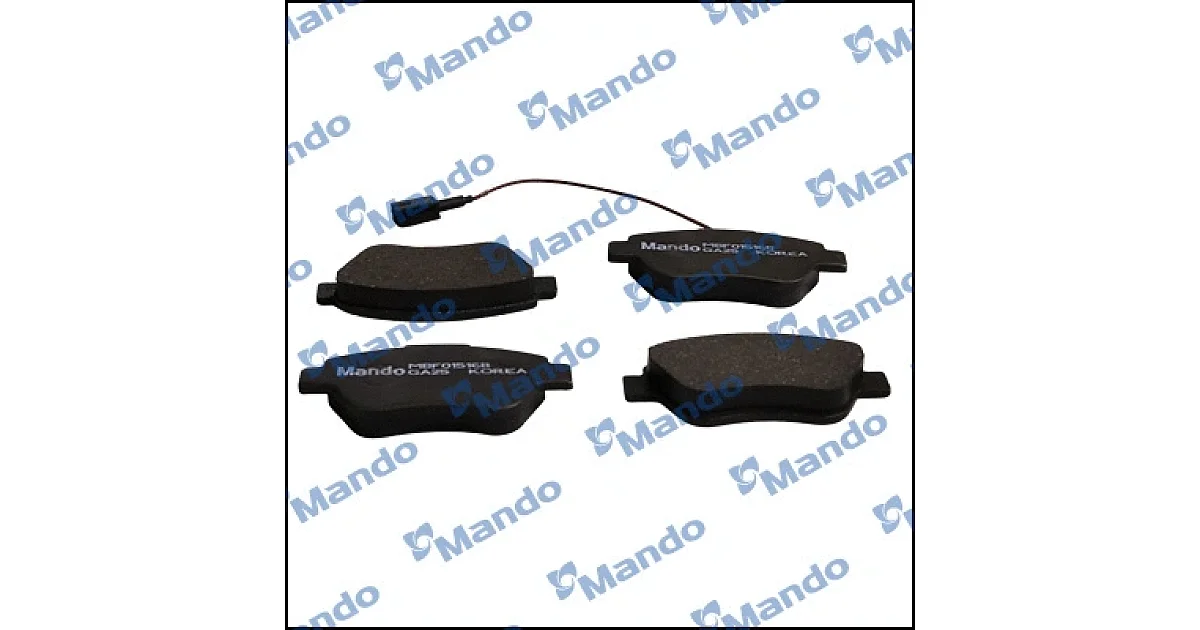 MBF015168 - MANDO - Комплект тормозных колодок, дисковый тормоз