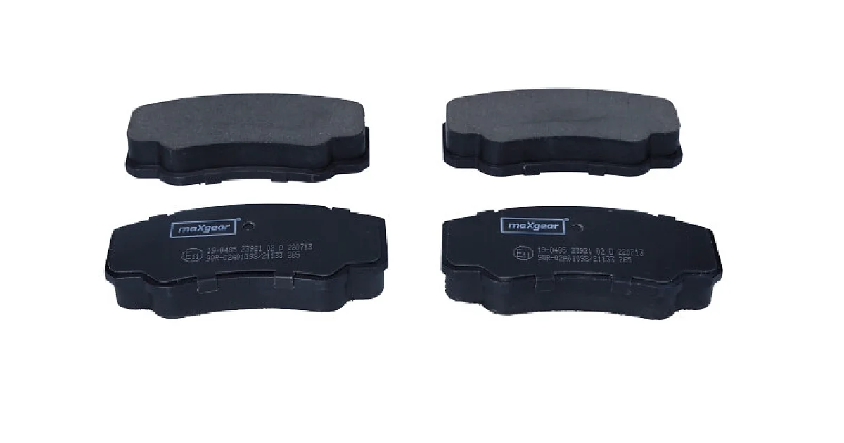 190485 - MAXGEAR - Комплект тормозных колодок, дисковый тормоз