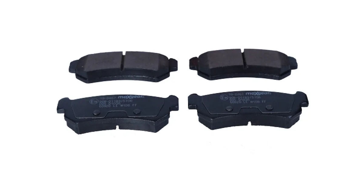 190467 - MAXGEAR - Комплект тормозных колодок, дисковый тормоз