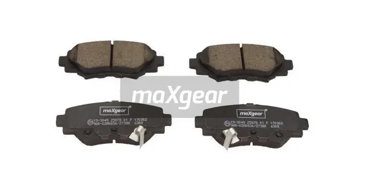 193049 - MAXGEAR - Комплект тормозных колодок, дисковый тормоз
