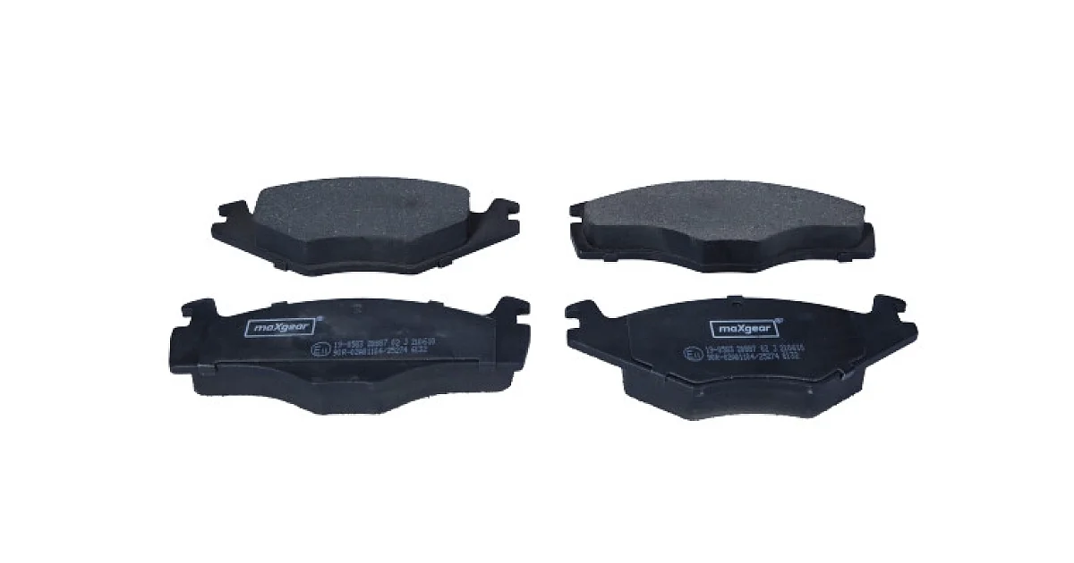 190583 - MAXGEAR - Комплект тормозных колодок, дисковый тормоз