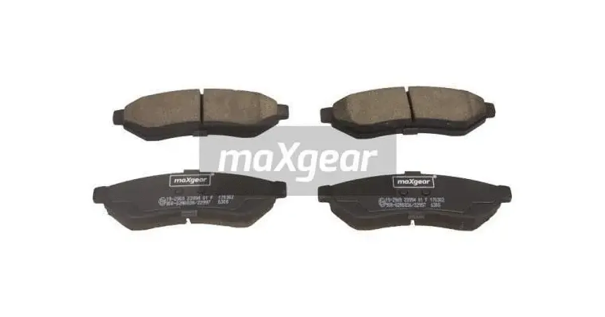 192969 - MAXGEAR - Комплект тормозных колодок, дисковый тормоз