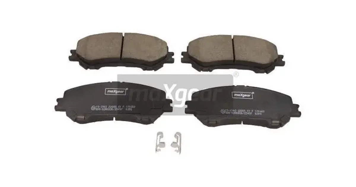 192943 - MAXGEAR - Комплект тормозных колодок, дисковый тормоз