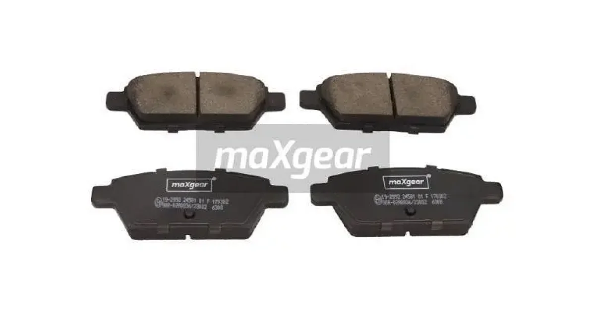 192992 - MAXGEAR - Комплект тормозных колодок, дисковый тормоз