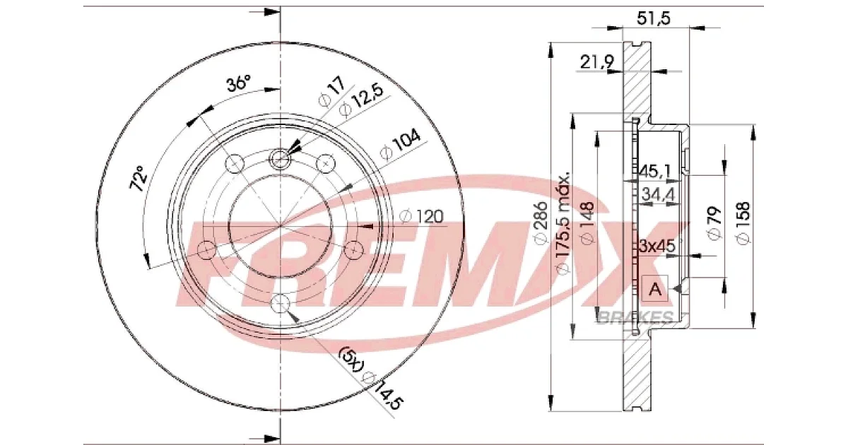 BD0674 - FREMAX - Тормозной диск