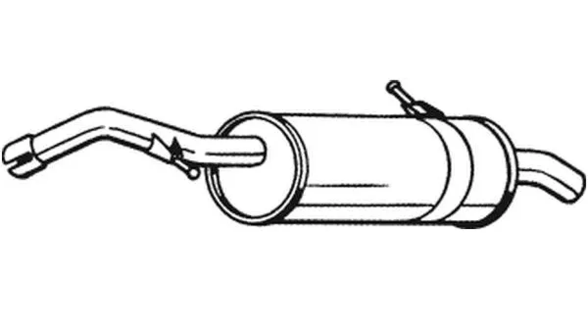 190179 - BOSAL - Глушитель выхлопных газов конечный