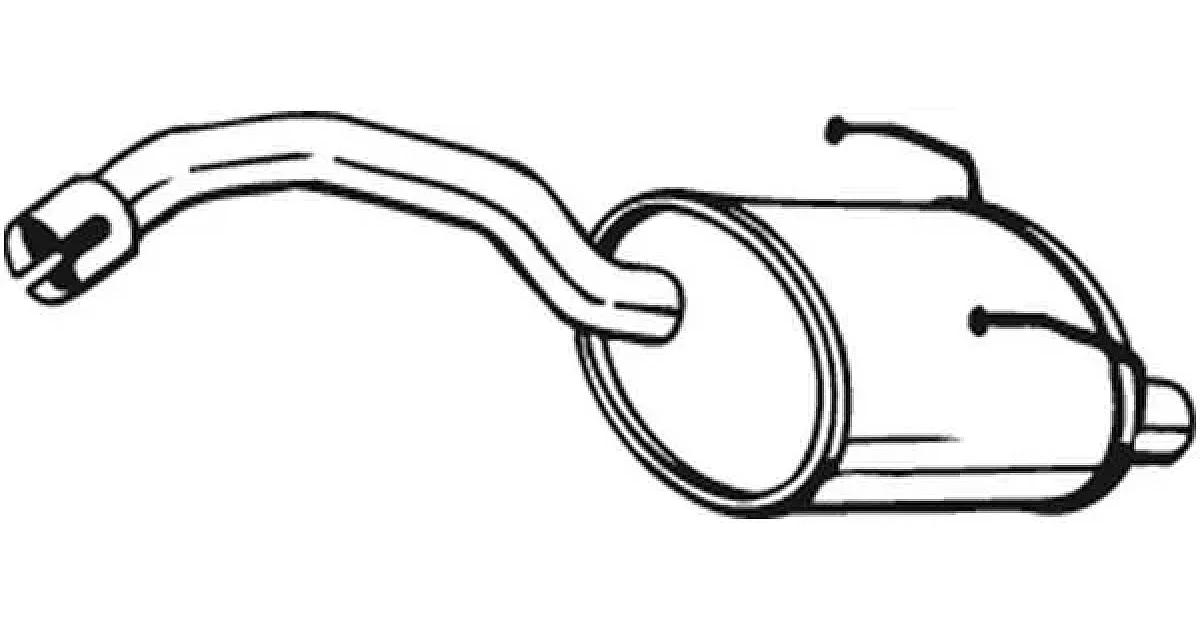 148193 - BOSAL - Глушитель выхлопных газов конечный